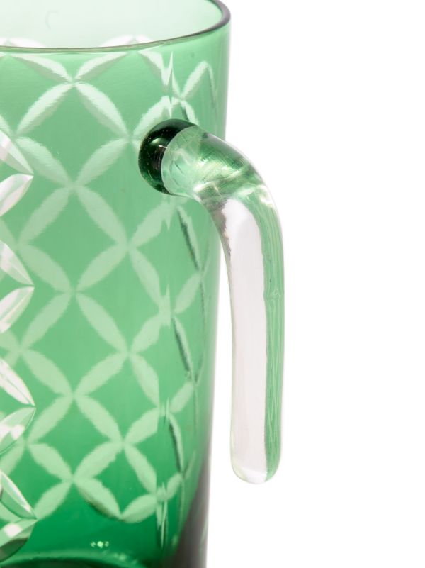 POLSPOTTEN Green Cutting Class Pitcher | Browns Glassware