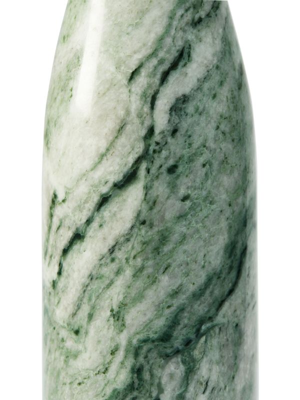 POLSPOTTEN Green Heritage Bottle Marble Candle Holder | Browns Candle Holders