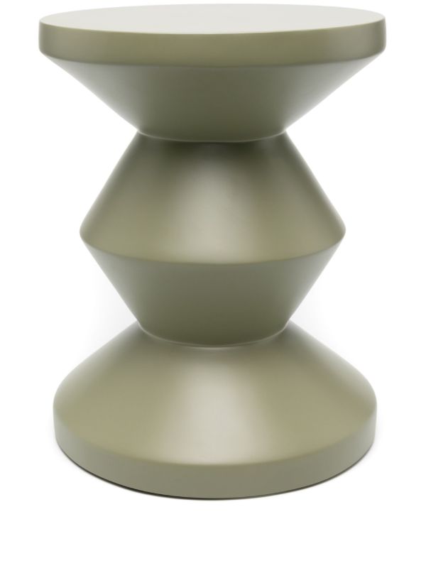 POLSPOTTEN Green Outdoor Zig Zag Stool | Browns Chairs & Stools