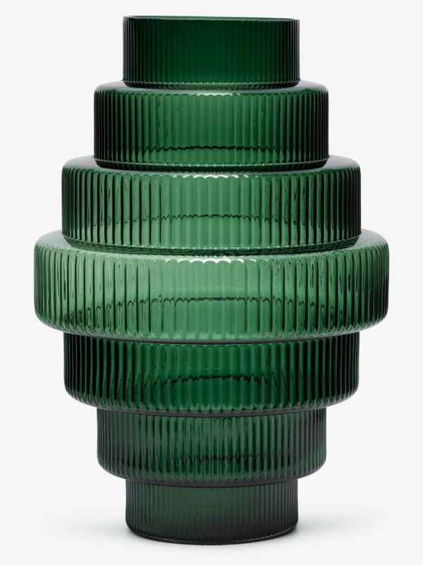 POLSPOTTEN Green Steps large vase | Browns Vases