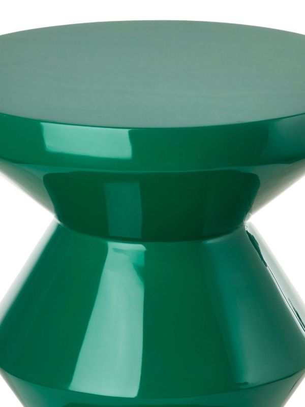 POLSPOTTEN Green Zig Zag Stool | Browns Chairs & Stools