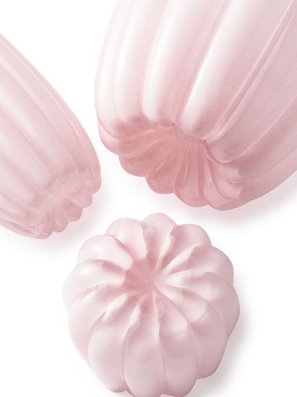 POLSPOTTEN Light Pink Large Melon Glass Vase | Browns Vases