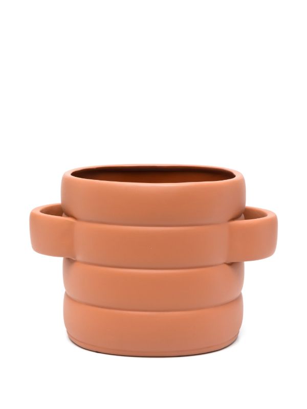 POLSPOTTEN medium Namobo plant pot (24cm x 22cm) | Browns Vases