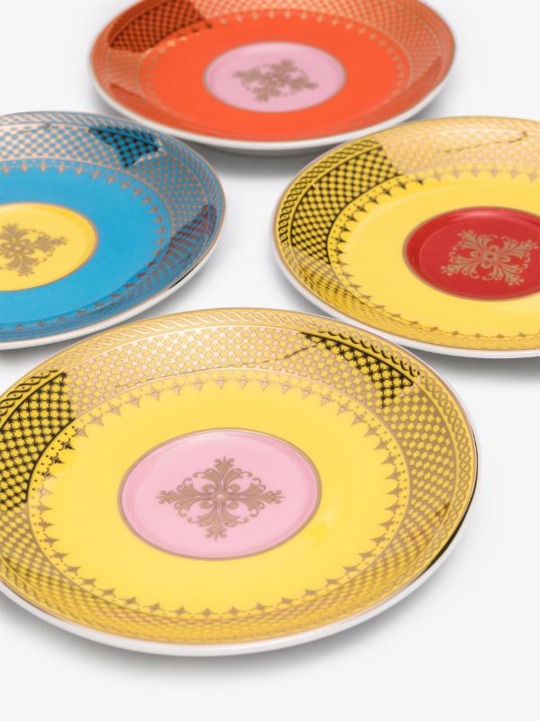 POLSPOTTEN Multicolour Grandpa Espresso Set | Browns Cups & Tea Sets