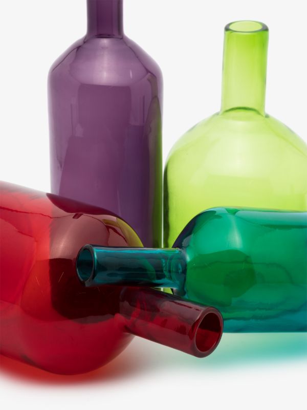 POLSPOTTEN Multicoloured Bubbles & Bottles Set | Browns Decorative Objects