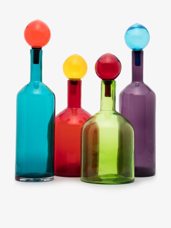 POLSPOTTEN Multicoloured Bubbles & Bottles Set | Browns Decorative Objects