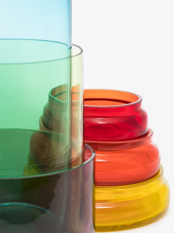 POLSPOTTEN Multicoloured Caps & Jars Set | Browns Decorative Objects