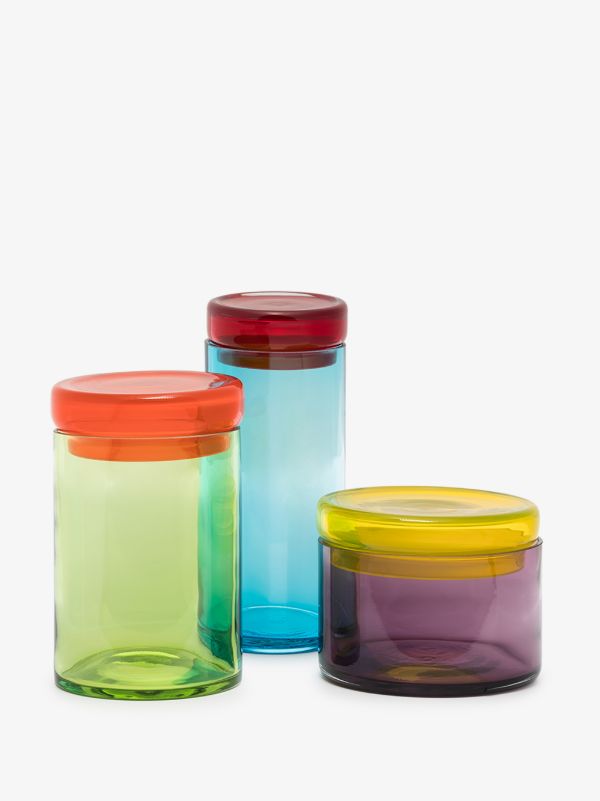 POLSPOTTEN multicoloured Caps & Jars set | Browns Decorative Objects