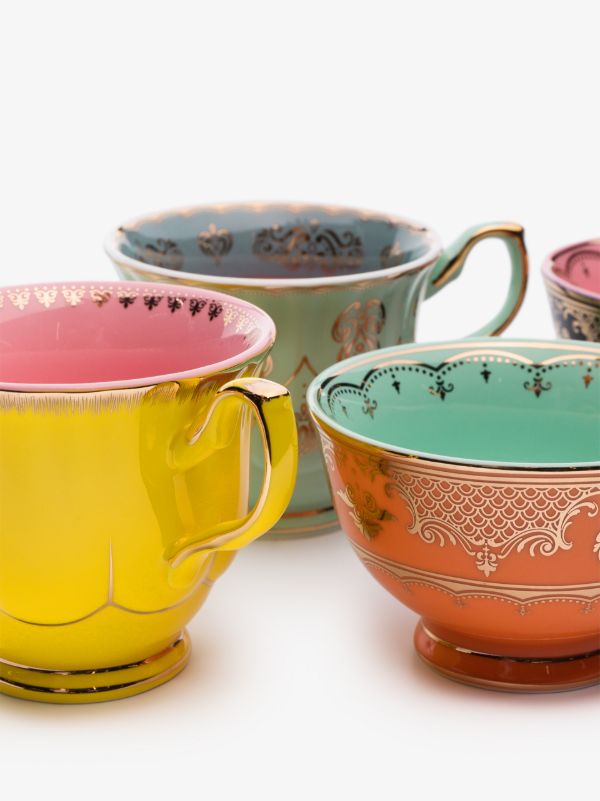 POLSPOTTEN Multicoloured Grandpa Tea Set | Browns Cups & Tea Sets