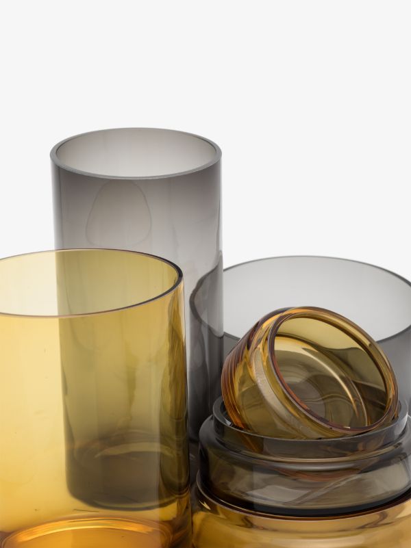 POLSPOTTEN Neutral Caps & Jars Set | Browns Glassware