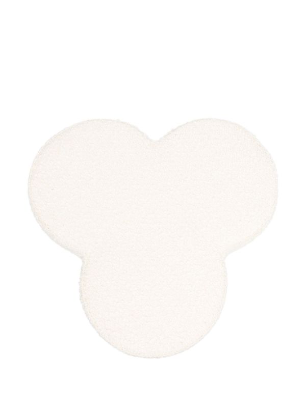 POLSPOTTEN Neutral Clover Boucle Stool | Browns Chairs & Stools