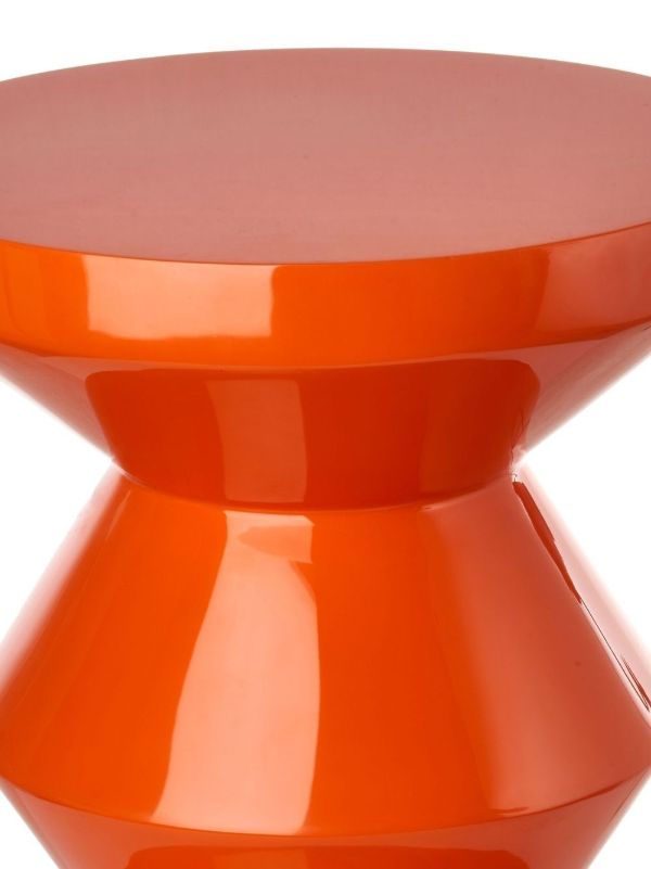 POLSPOTTEN Orange Zig Zag Stool | Browns Chairs & Stools