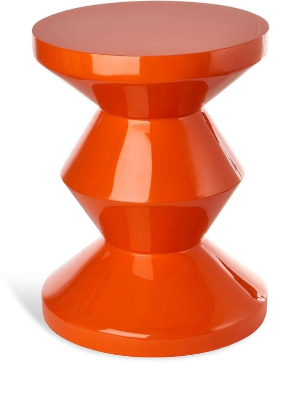 POLSPOTTEN orange Zig Zag Stool | Browns Chairs & Stools