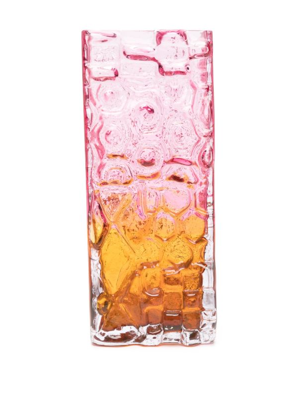 POLSPOTTEN Pink Relief Glass Vase | Browns Vases