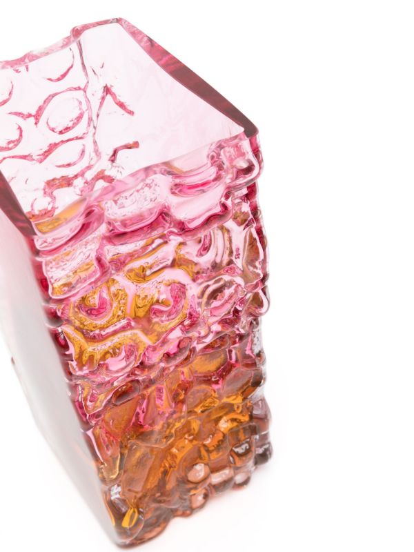 POLSPOTTEN Pink Relief Glass Vase | Browns Vases