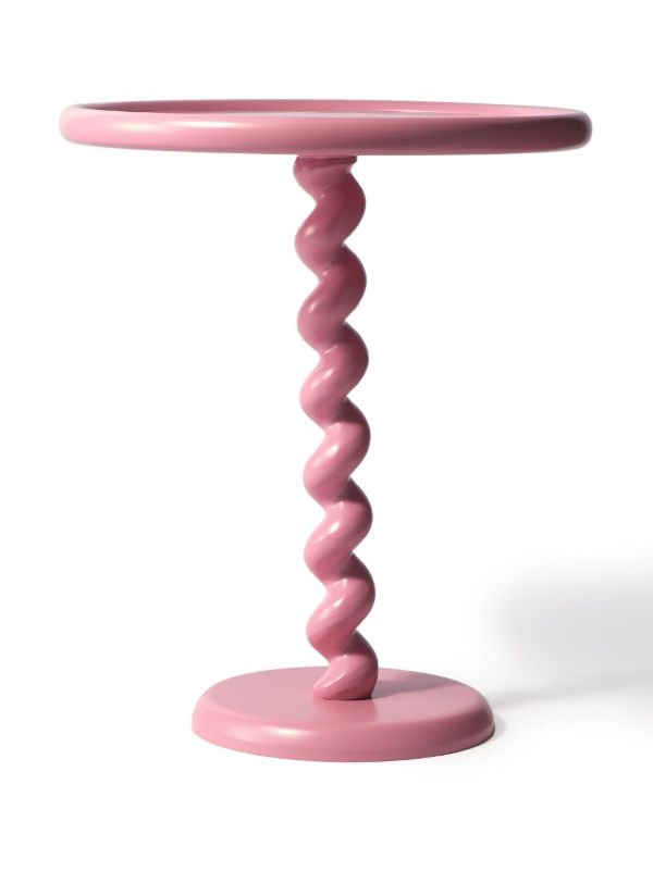 POLSPOTTEN Pink Twister Side Table | Browns Side Tables