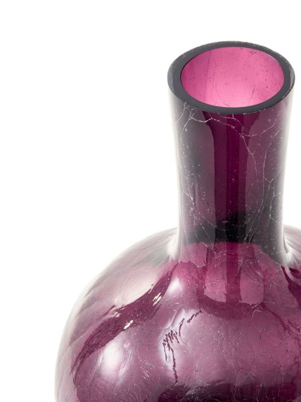 POLSPOTTEN Purple Large Ball Body Glass Vase | Browns Vases