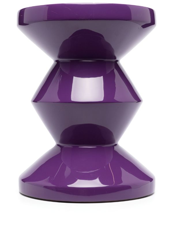 POLSPOTTEN Purple Zig Zag Stool | Browns Chairs & Stools