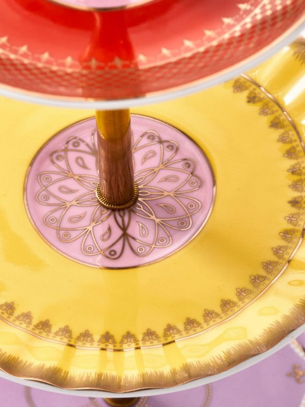 POLSPOTTEN Red Grandpa High Tea Set Stand | Browns Plates & Bowls