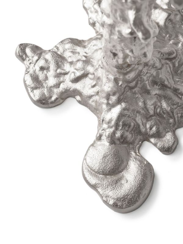 POLSPOTTEN Silver-tone Drip Candle Holder | Browns Candle Holders