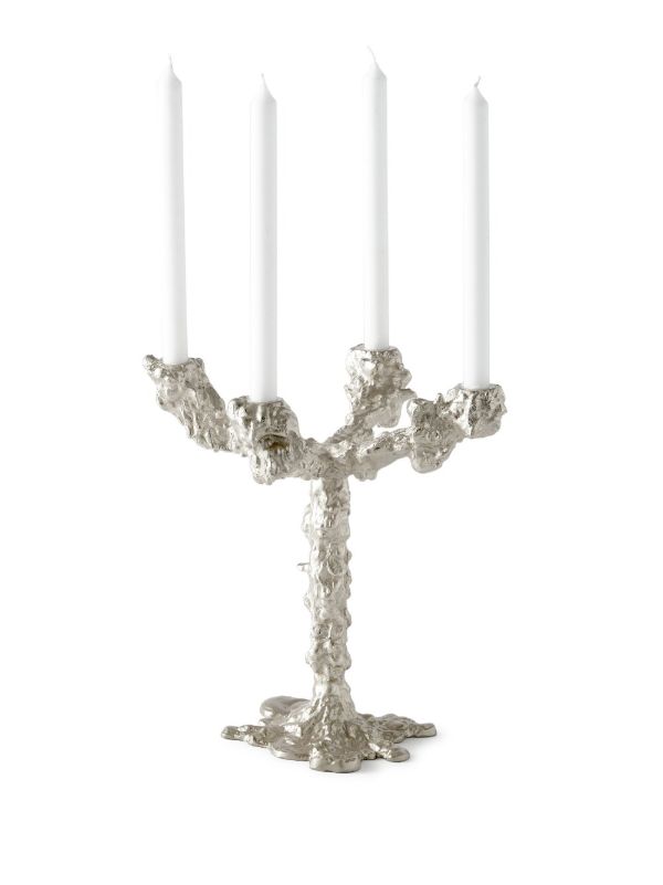 POLSPOTTEN Silver-tone Drip Candle Holder | Browns Candle Holders
