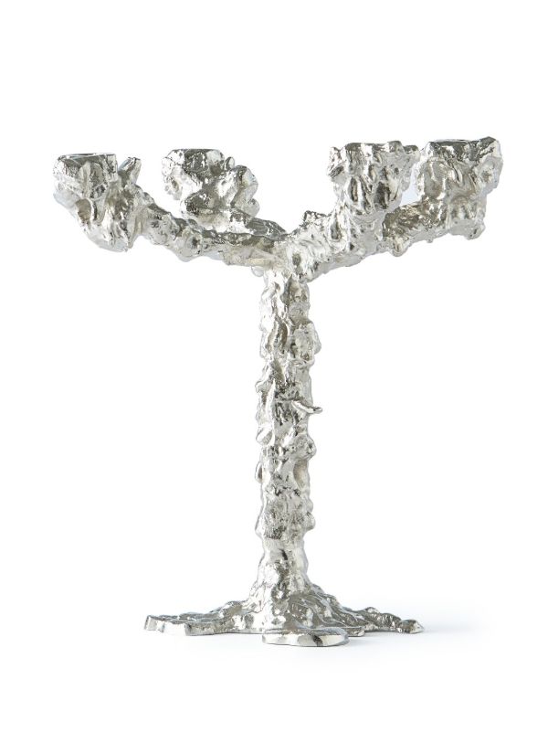 POLSPOTTEN Silver-tone Drip Candle Holder | Browns Candle Holders