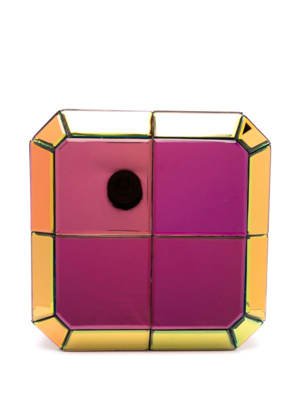 POLSPOTTEN Small Multicolour Pixel Pillar | Browns Decorative Objects