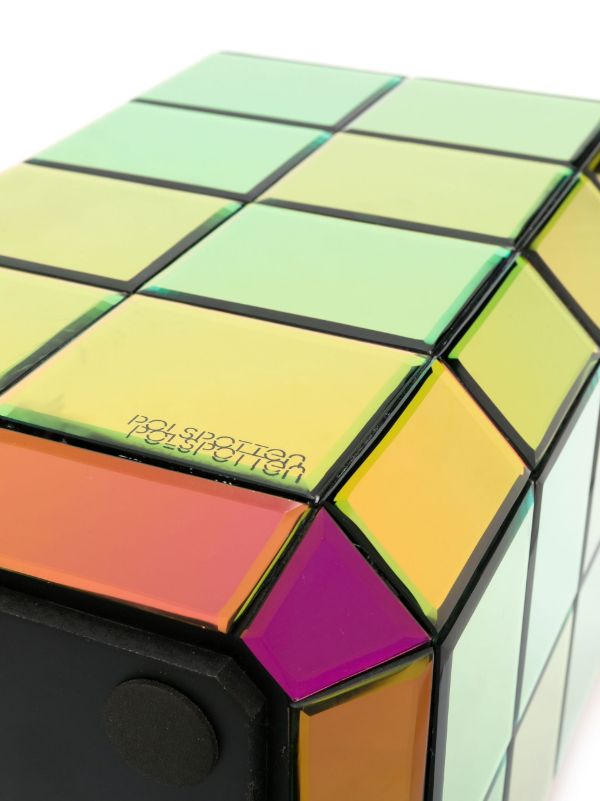 POLSPOTTEN Small Multicolour Pixel Pillar | Browns Decorative Objects