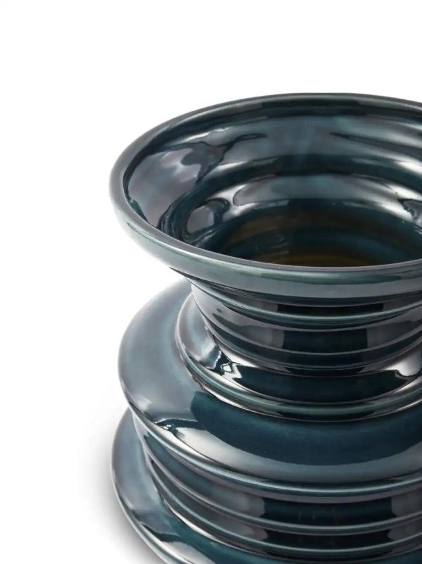 POLSPOTTEN Stacked Plates Vase (23cm) | Browns Homeware