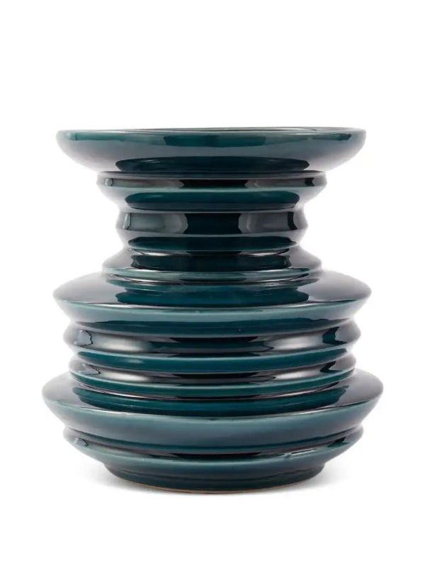 POLSPOTTEN Stacked Plates Vase (23cm) | Browns Homeware