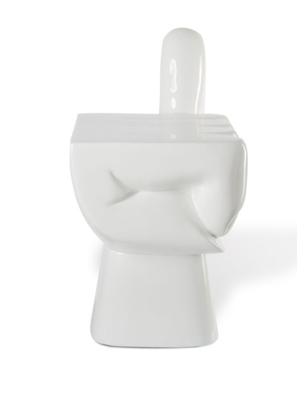 POLSPOTTEN White Chair Fist | Browns Chairs & Stools