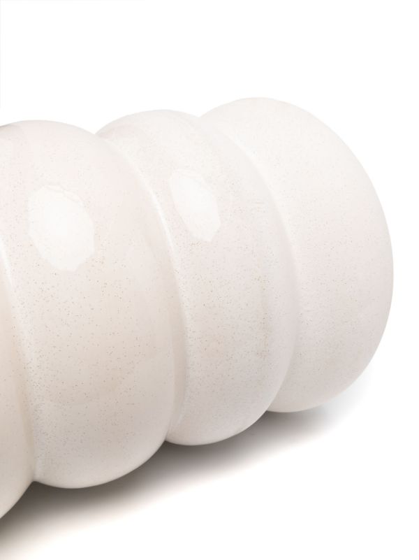 POLSPOTTEN White Chubby Ceramic Stool | Browns Chairs & Stools