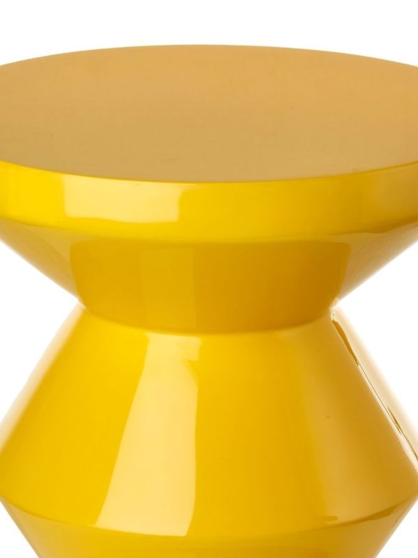 POLSPOTTEN Yellow Zig Zag Stool | Browns Chairs & Stools