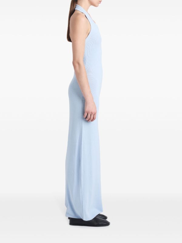 Proenza Schouler Blue Meryl Knitted Maxi Dress | Browns Day Dresses