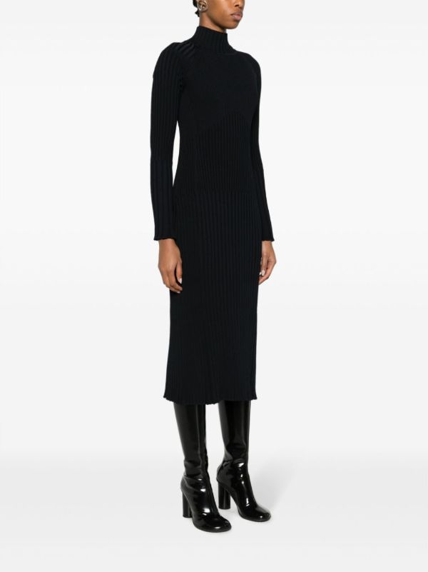 Proenza Schouler Carmen Ribbed-knit Midi Dress | Browns Sweater Dresses
