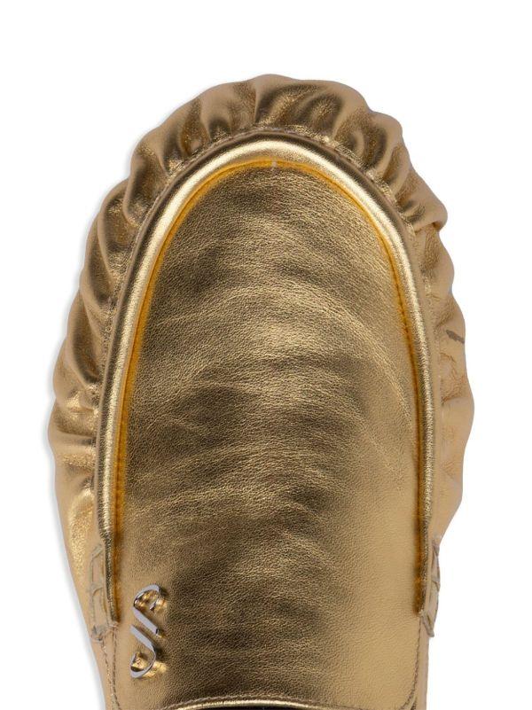 Proenza Schouler Gold Park Loafers | Browns Loafers