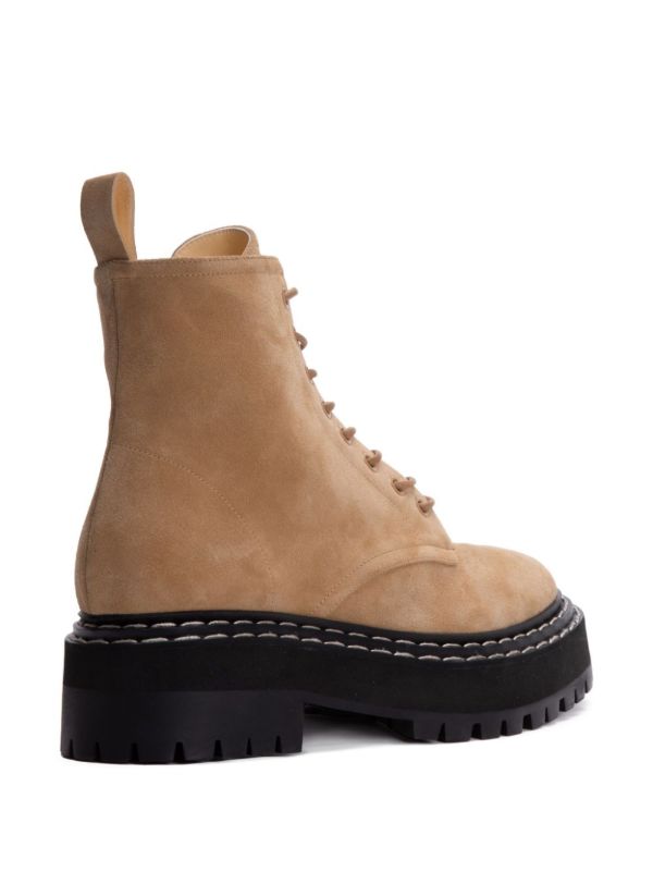 Proenza Schouler Lace-up Suede Boots | Browns Boots