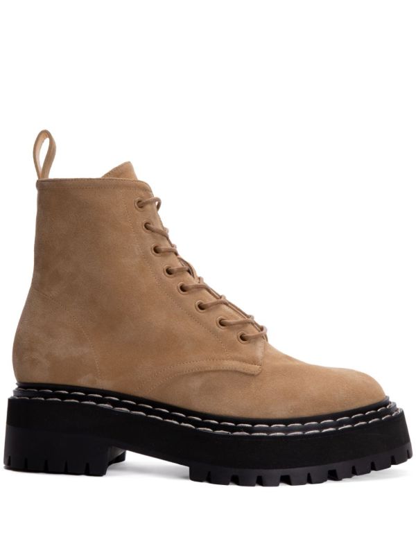 Proenza Schouler lace-up suede boots | Browns Boots