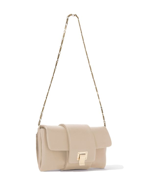 Proenza Schouler Neutral Flip Leather Shoulder Bag | Browns Shoulder Bags