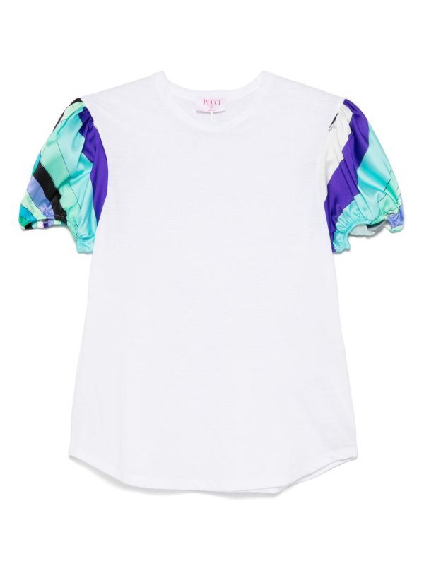 PUCCI Iride-print detail T-shirt | Browns T-Shirts & Jersey Shirts
