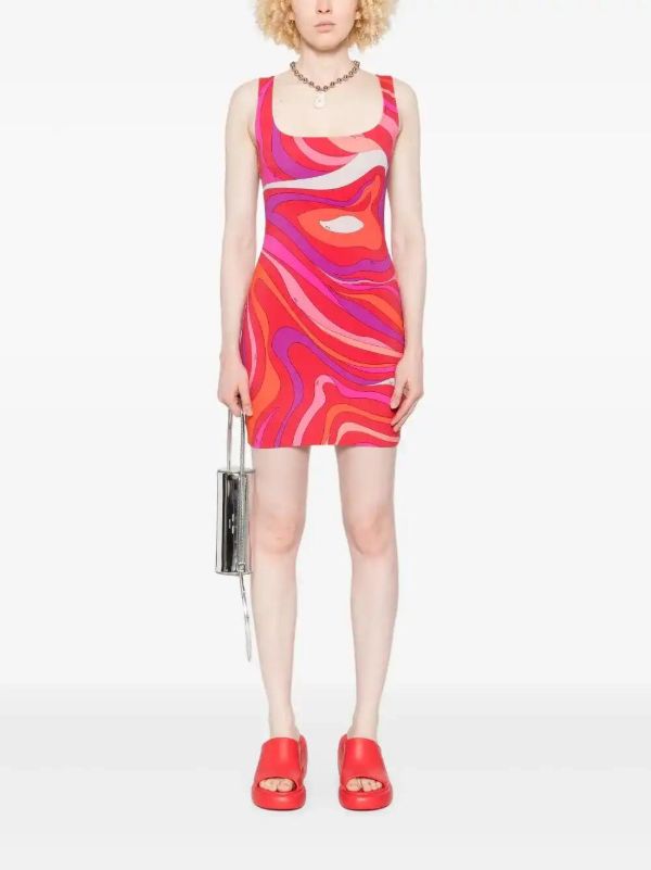 PUCCI Iride-print Mini Dress | Browns Day Dresses