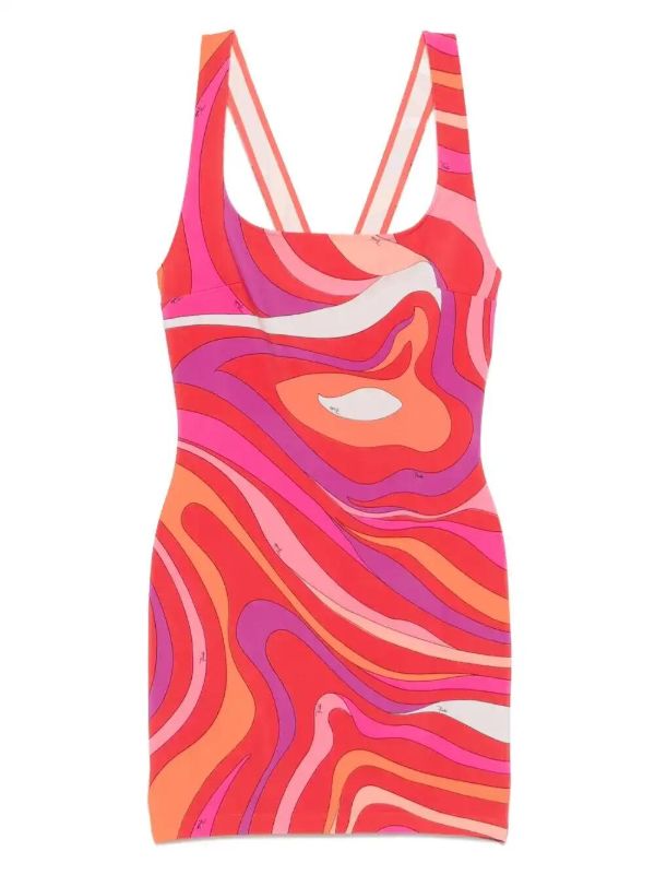 PUCCI Iride-print Mini Dress | Browns Day Dresses