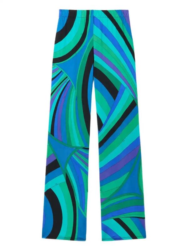 PUCCI Iride-print trousers | Browns Straight-Leg Pants