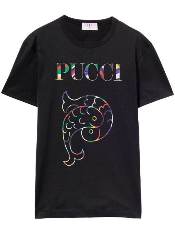 PUCCI logo-print cotton T-shirt | Browns T-Shirts & Jersey Shirts
