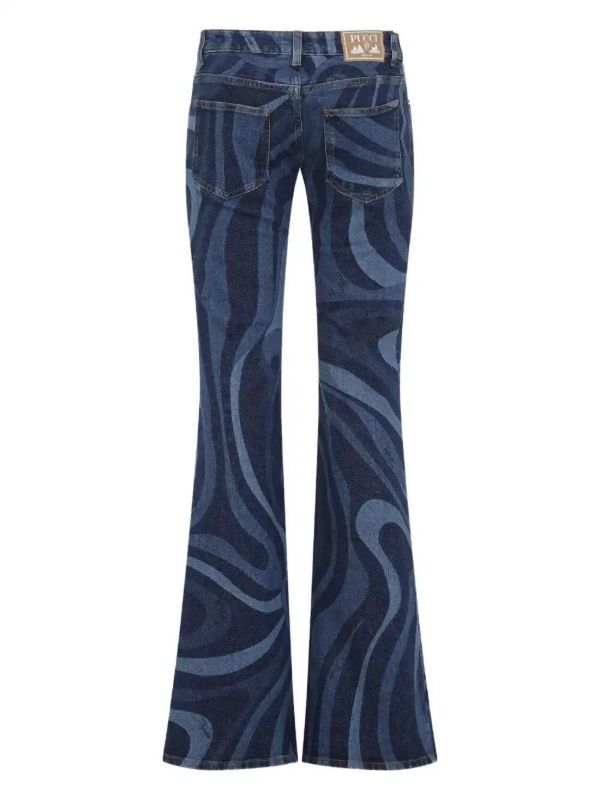 PUCCI Marmo-print Flared Jeans | Browns Flares & Bell Bottom Jeans