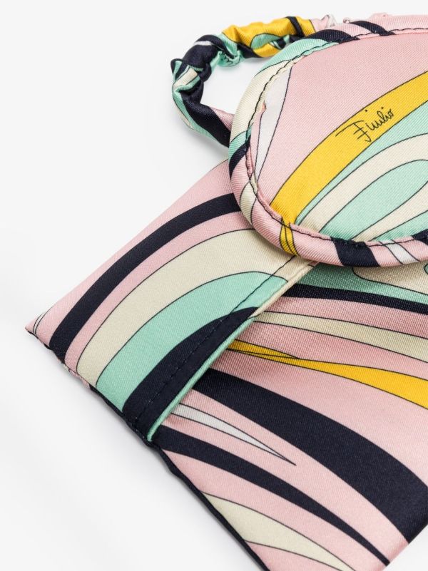 PUCCI Pink Onde-print Eye Mask | Browns Sleep Accessories