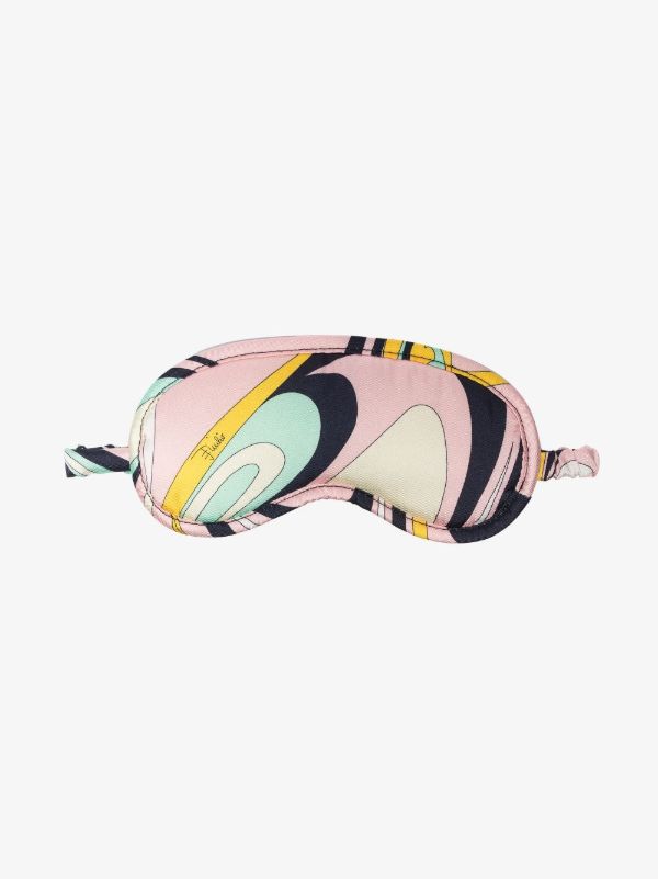 PUCCI pink Onde-print eye mask | Browns Sleep Accessories