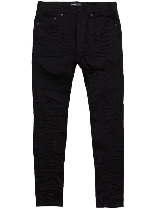 Purple Brand Black P001 Low-Rise Skinny Jeans | Browns Slim-Fit Jeans