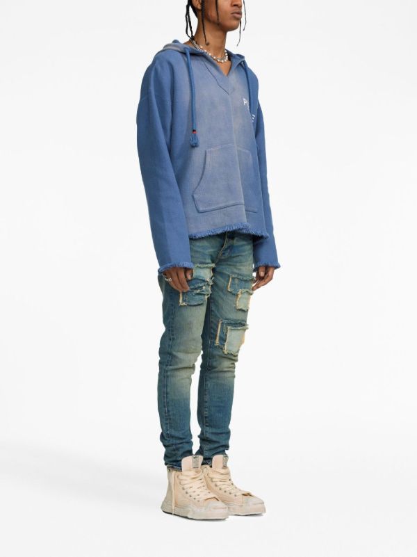 Purple Brand Blue P001 Distressed Skinny Jeans | Browns Skinny Jeans