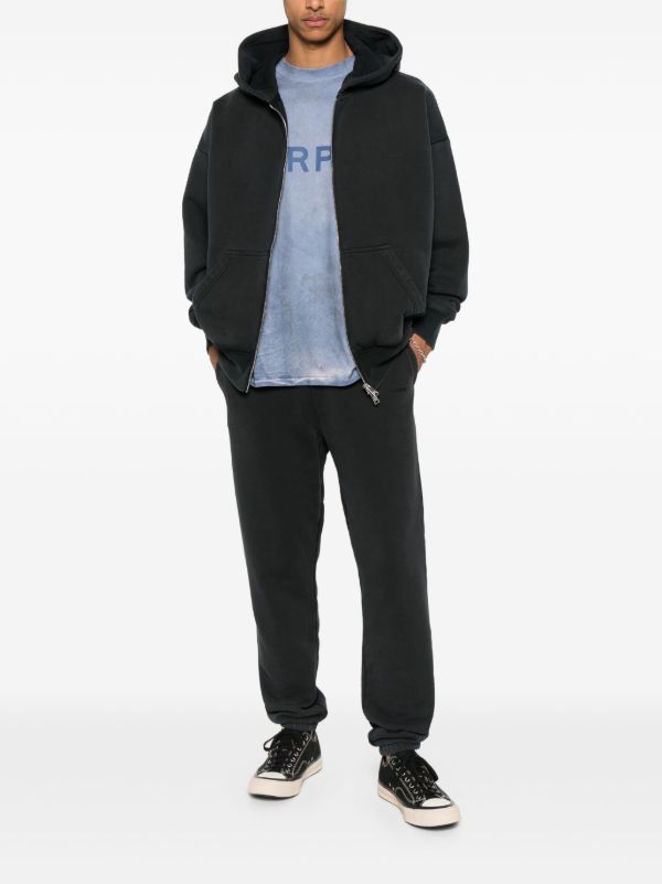 Purple Brand Cotton Zip-up Hoodie | Browns Hoodies